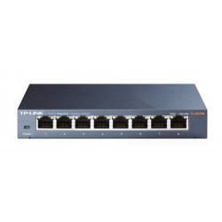 TP-LINK Desktop Switch TL-SG108 8 Θυρών, 10/100/1000Mbps, Ver. 4.0