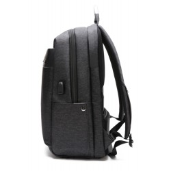 ARCTIC HUNTER τσάντα πλάτης B00218-BK με θήκη laptop 15.6", μαύρη