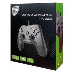 ROAR ενσύρματο gamepad R100WD, με vibration, PC, PS3 & Android TV box
