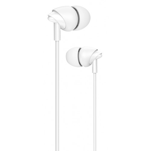 USAMS earphones με μικρόφωνο EP-39, 10mm, 1.2m, λευκά