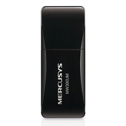MERCUSYS Wireless Mini USB Adapter MW300UM, 300Mbps, Ver. 3