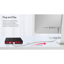 MERCUSYS Desktop Switch MS108G, 8x 10/100/1000 Mbps, Ver. 1