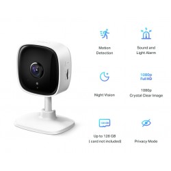 TP-LINK Wi-Fi Camera Tapo-C100 Full HD, Motion Detection, Ver. 1.0