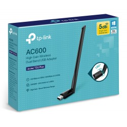 TP-LINK Wireless USB Adapter Archer T2U Plus, 5dBi, Dual Band, Ver. 1.0