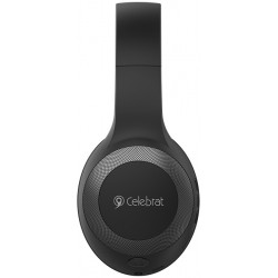 CELEBRAT headphones με μικρόφωνο A23-ΒΚ, bluetooth, 40mm, μαύρο