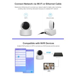 SONOFF IP κάμερα GK-200MP2-B, Wi-Fi, 1080p, H.264