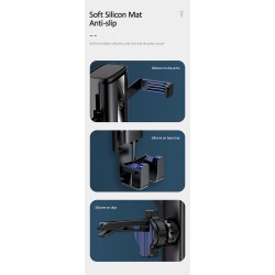 USAMS βάση smartphone για αυτοκίνητο US-ZJ058, μαύρη