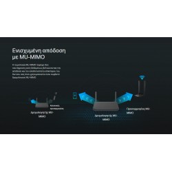 TP-LINK Wireless USB Adapter Archer T4U Plus, AC1300, 2x κεραίες, Ver. 1