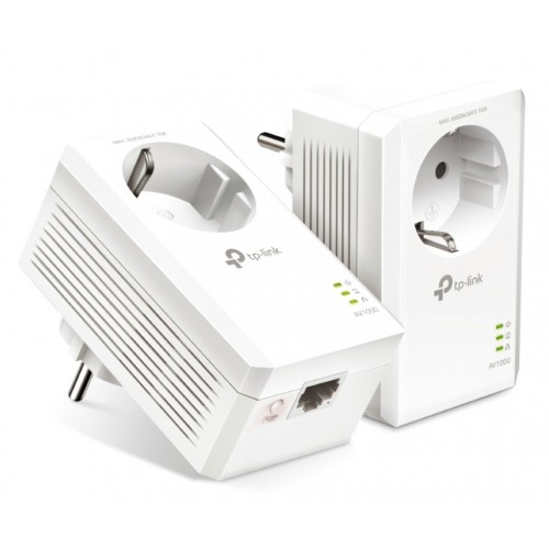 TP-LINK Powerline kit TL-PA7017P, Passthrough, AV100 Gigabit, Ver. 4.0