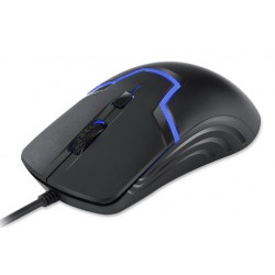 ROAR ενσύρματο gaming ποντίκι RR-0006, oπτικό, 1600DPI, 4 πλήκτρα, μαύρο