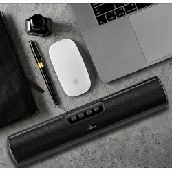 POWERTECH soundbar PT-989, 20W RMS, TWS, 3600mAh, μαύρο