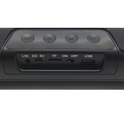 POWERTECH soundbar PT-989, 20W RMS, TWS, 3600mAh, μαύρο