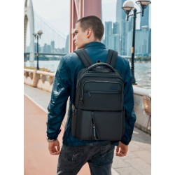 ARCTIC HUNTER τσάντα πλάτης B00477 με θήκη laptop 15.6", μαύρη
