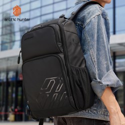 ARCTIC HUNTER τσάντα πλάτης B00461 με θήκη laptop 15.6", μαύρη