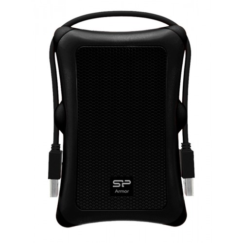 SILICON POWER εξωτερικός HDD Armor A30, 1TB, USB 3.2, μαύρος