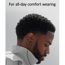 USAMS earphones με μικρόφωνο EP-42, 3.5mm, 1.2m, μαύρα