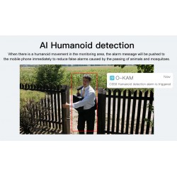 VSTARCAM smart IP κάμερα CS58, IP66, 3MP, WiFi, ανίχνευση καπνού