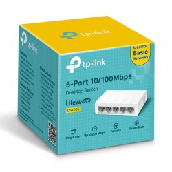 TP-LINK desktop switch LiteWave LS1005, 5-port 10/100Mbps, Ver 1.0