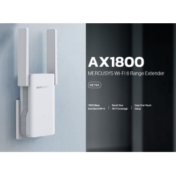MERCUSYS range extender ME70X, Wi-Fi 6, 1800Mbps AX1800, Ver. 1.0