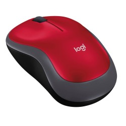 LOGITECH Mouse Wireless M185 Red