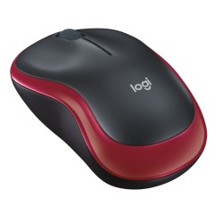 LOGITECH Mouse Wireless M185 Red