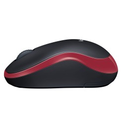 LOGITECH Mouse Wireless M185 Red