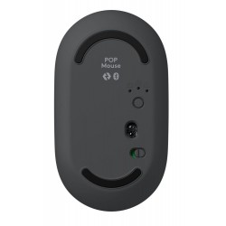 LOGITECH Mouse POP Wireless With Emoji Button Graphite