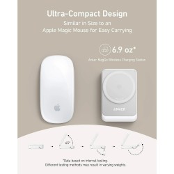 ANKER MagGo 3-in-1 Charging Station Qi2 Certified 15W White