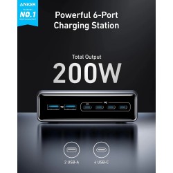 ANKER Desktop Charger Prime 200W 6 Ports