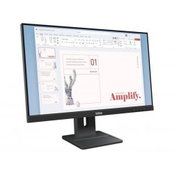 LENOVO Monitor ThinkVision E24-40 23.8" IPS FHD, Slim Bezel, HDMΙ, Display Port, VGA, Height adjustable, Speakers, 3YearsW