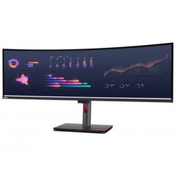 LENOVO Monitor ThinkVision P49w-30 49" Dual QHD IPS, Curved,RJ45, HDMI, USB-C, Thunderbolt, Display Port, Height adjustable, 3Y