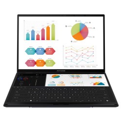 ASUS Laptop Zenbook Duo OLED UX8406CA-OLED-PZ068X 14.0" 2880x1800 OLED Touch 120Hz U9 285H/32GB/2TB SSD NVMe PCIe 4.0/Win 11 Pr