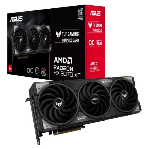 ASUS VGA TUF-RX9070XT-O16G-GAMING, 16GB, GDDR6