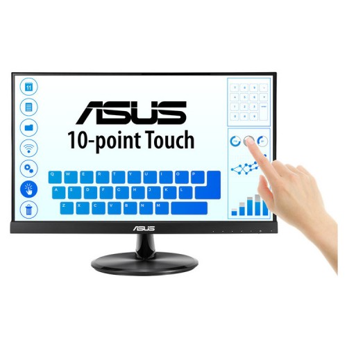 ASUS Monitor ASUS VT229H, 21.5" Touch 10-point,  FHD, 5ms, 60Hz IPS, HDMI, D-SUB, Eye Care, 3YearsW