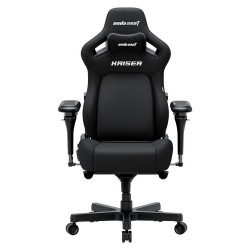 ANDA SEAT Gaming Chair KAISER-4 V2 XL Black Fabric with 6D Armrest
