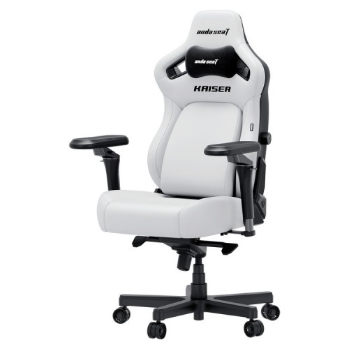 ANDA SEAT Gaming Chair KAISER-4 V2 XL White with 6D Armrest