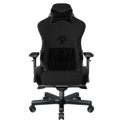 ANDA SEAT Gaming Chair T-PRO II Black FABRIC with Alcantara Stripes