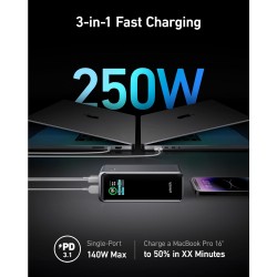 ANKER Prime Powerbank 27,650mAh 3-Port 250W