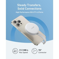 ANKER MagGo USB-C Adapter 3-in-1, 10Gbps For Iphone