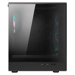 CC-COUGAR Case AIRFACE PURE RGB Tempered Glass Middle ATX Black (4x120mm RGB fans preinstalled)