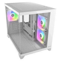 CC-COUGAR Case FV150 Mini RGB, Micro ATX White
