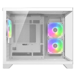 CC-COUGAR Case FV150 Mini RGB, Micro ATX White