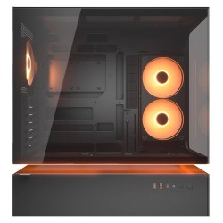 CC-COUGAR Case CFV235 Tempered Glass Middle ATX Black (1x240mm , 1x 120mm ARGB fans preinstalled)