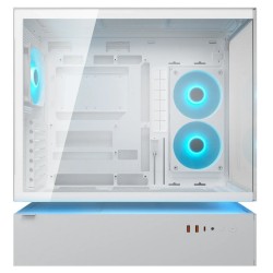 CC-COUGAR Case CFV235 Tempered Glass Middle ATX White (1x240mm , 1x 120mm ARGB fans preinstalled)