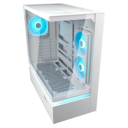 CC-COUGAR Case CFV235 Tempered Glass Middle ATX White (1x240mm , 1x 120mm ARGB fans preinstalled)