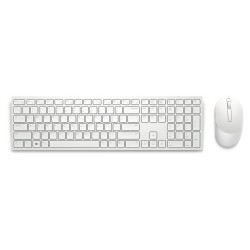 DELL Pro Keyboard and Mouse KM5221W Greek Wireless WHITE