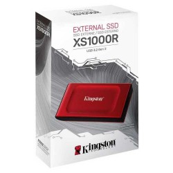 KINGSTON EXTERNAL SSD SXS1000 SXS1000R/2000G, 2TB USB 3.2 Gen2x2, TYPE C RED