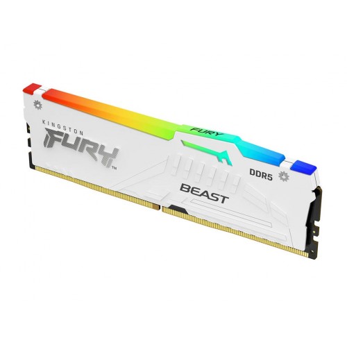 KINGSTON Memory  KF568C34BWEA-16 FURY Beast White RGB DDR5, 6800MT/s, 16GB