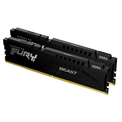 KINGSTON Memory  KF560C30BBEK2-32 FURY Beast Black DDR5, 6000MT/s, 32GB KIT OF 2 EXPO