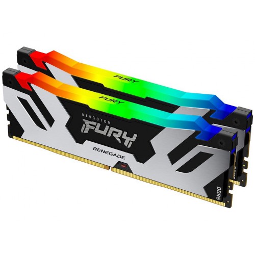KINGSTON Memory KF564C32BBEAK2-32 FURY Beast Black RGB DDR5, 6400MT/s, 32GB KIT OF 2, EXPO
